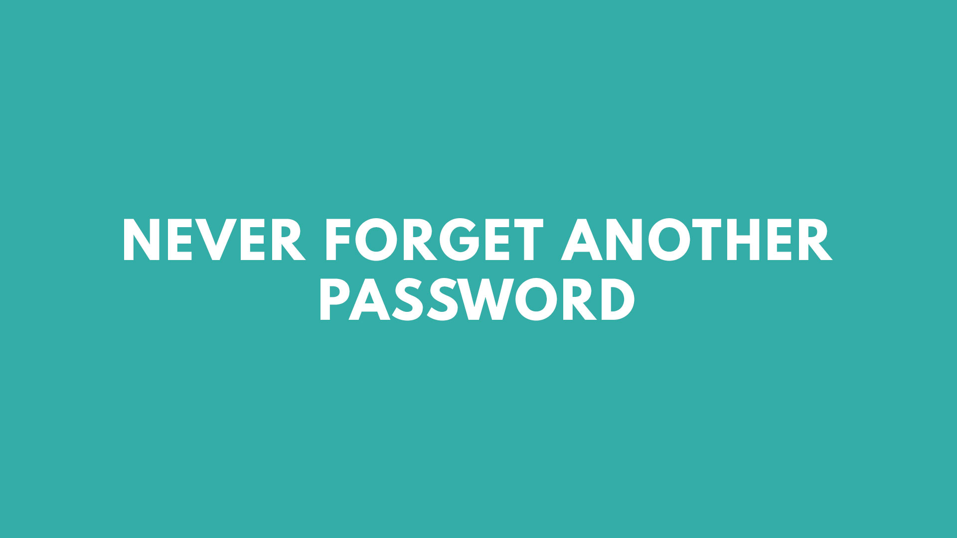 Secure Your Passwords